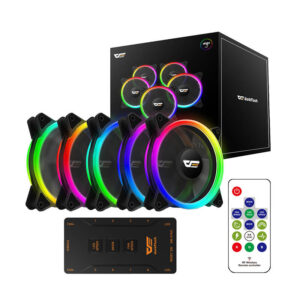 Computer Fan Set ARGB Darkflash DR12 Pro 5in1 120×120 (black)