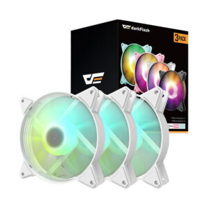 Computer Fan Set ARGB Darkflash C6 3in1 120×120 (white)