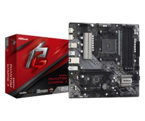 Asrock B550M Phantom Gaming 4 AM4 lizdas „micro ATX“ AMD B550