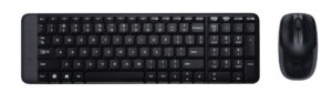 Logitech G MK220 klaviatūra Radijo dažnio belaidė QWERTY JAV tarptautinė versija Juoda