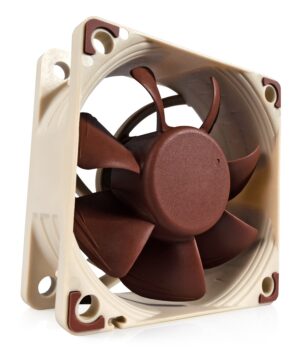 Noctua NF-A6x25 5V PWM Kompiuterio korpusui Ventiliatorius 6 cm Rusvai gelsvas