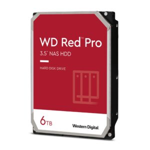 Western Digital Red Pro vidinis kietasis diskas 6 TB 7200 RPM 256 MB 3.5" SATA