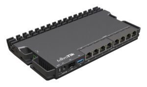 Mikrotik RB5009UPR+S+IN laidinis maršrutizatorius 2.5 Gigabit Ethernet, Gigabitinis eternetas Juoda