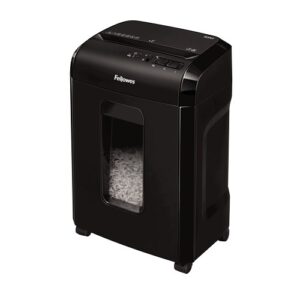 Fellowes Powershred 10M dokumentų naikiklis Smulkinimas itin mažais gabalėliais Juoda