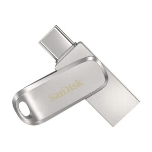 SanDisk Ultra Dual Drive Luxe 128 GB USB 3.2 Gen 1 (3.1 Gen 1) nerūdijantis plienas