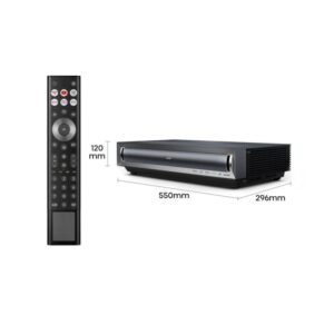 Hisense PX3 Laser Cinema TV 4K duomenų projektorius Ypač trumpo nuotolio projektorius 2800 ANSI lumens 2160p (3840×2160) Juoda