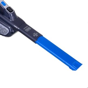 Black & Decker BHHV520BF rankinis dulkių siublys Juoda, Mėlyna, Sidabras Bemaišis