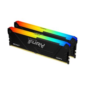 Kingston Technology FURY Beast RGB atminties modulis 16 GB 2 x 8 GB DDR4 1800 MHz