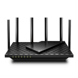 TP-Link Archer AX73 belaidis maršrutizatorius Gigabitinis eternetas Dviguba juosta (2,4 GHz / 5 GHz) Juoda