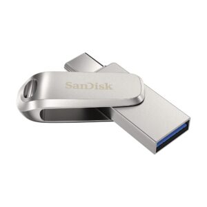 SanDisk Ultra Dual Drive Luxe 128 GB USB 3.2 Gen 1 (3.1 Gen 1) nerūdijantis plienas