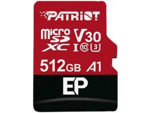 Patriot Memory PEF512GEP31MCX flash atmintis 512 GB MicroSDXC Class 10