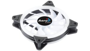 Aerocool Duo 12 ARGB 6 kontaktų kompiuterio korpusas 12 cm ventiliatorius juodas
